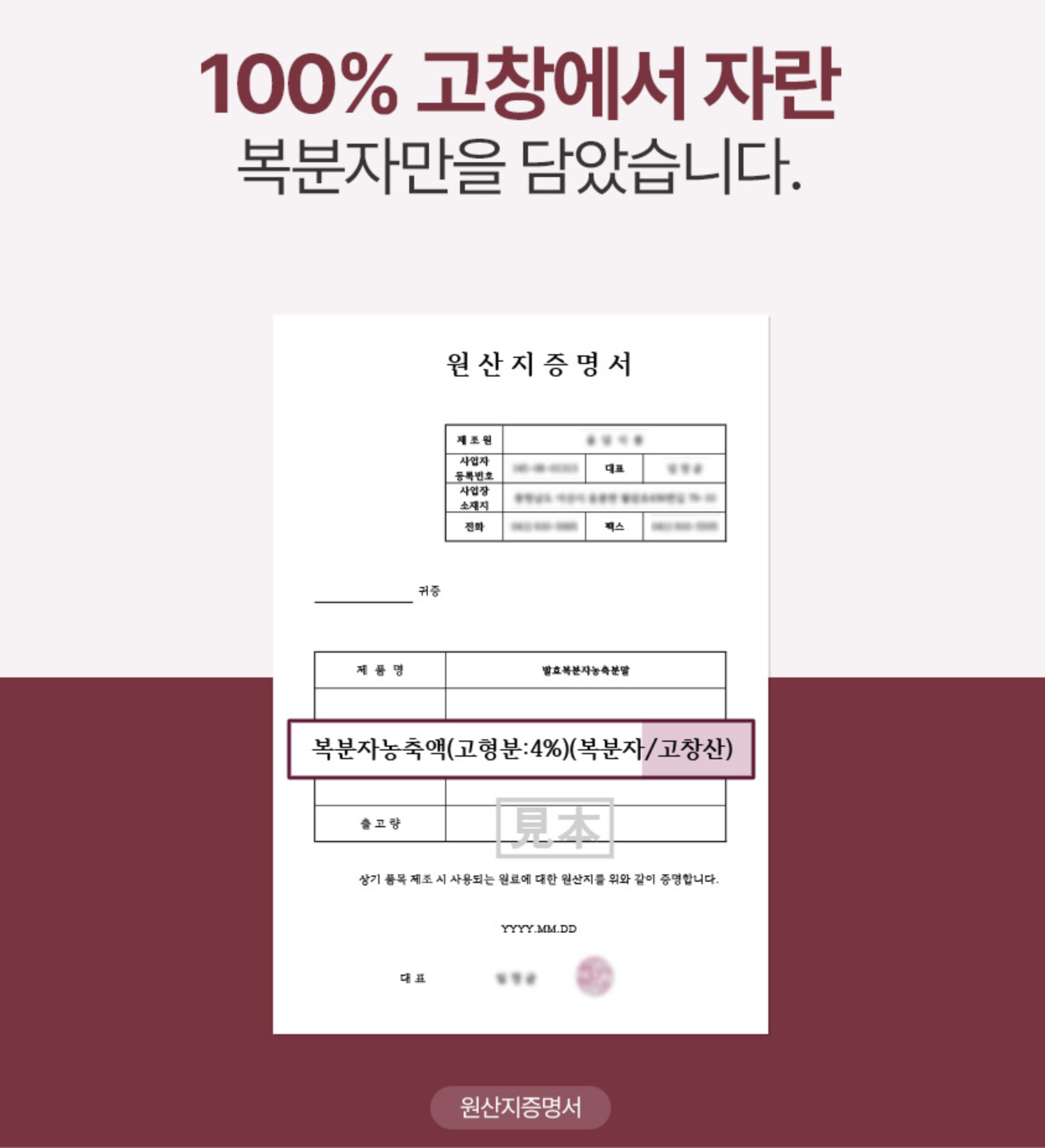 고창복분자가루 생식가루 복분자분말효능 선식 - 상세 이미지 5