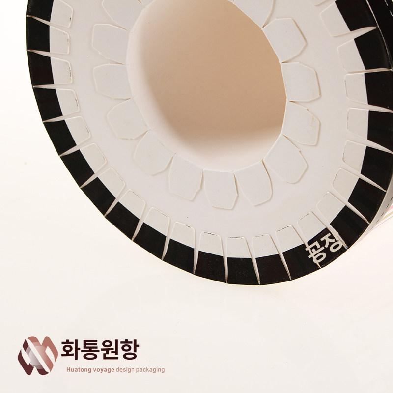 화이트 투명뚜껑 베이킹컵 종이틀 쉬폰케이크 구멍컵 화이트 캐릭터 빵 - 상세 이미지 2