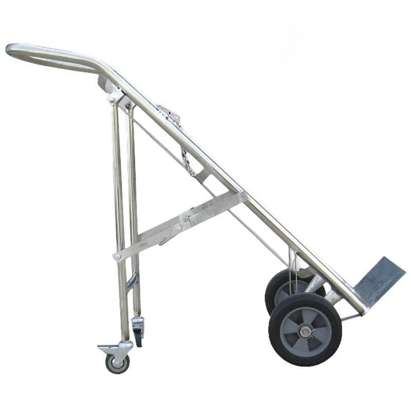 산소통 카트 리어카 질소 실린더 거치대 가스통 운반기 알루미늄 146mm 4 5 6 7L - 상세 이미지 2