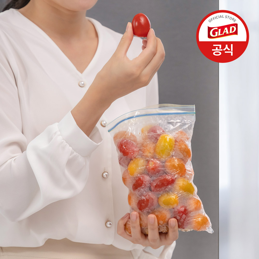글래드 늘어나는 매직백 샌드위치 지퍼백 비닐팩 S(소형), 100매, 3개 이미지 8