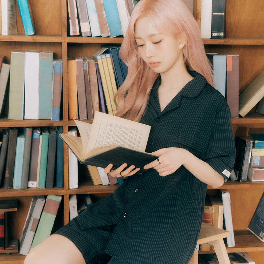 [해원 PICK] 실크핏 모던 반팔 반바지 카라 커플 잠옷 세트 여름 홈웨어