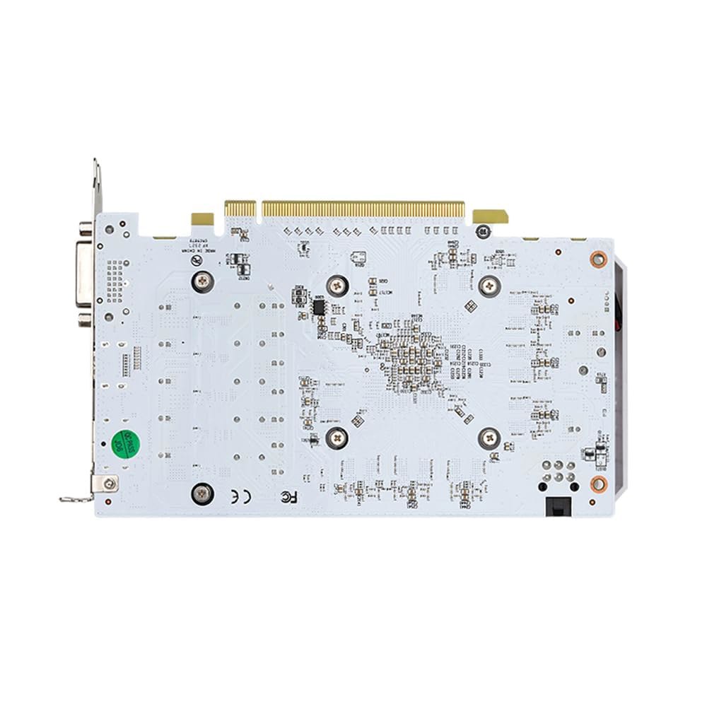 maxsun AMD 라데온 RX 580 8GB 확장(화이트) 포트 비디오 GPU 게이밍 다이렉트X 디스플레이 PC 모니터 카드 DVI, 멀티 GDDR5 그래픽 2048SP HDMI - 상세 이미지 3