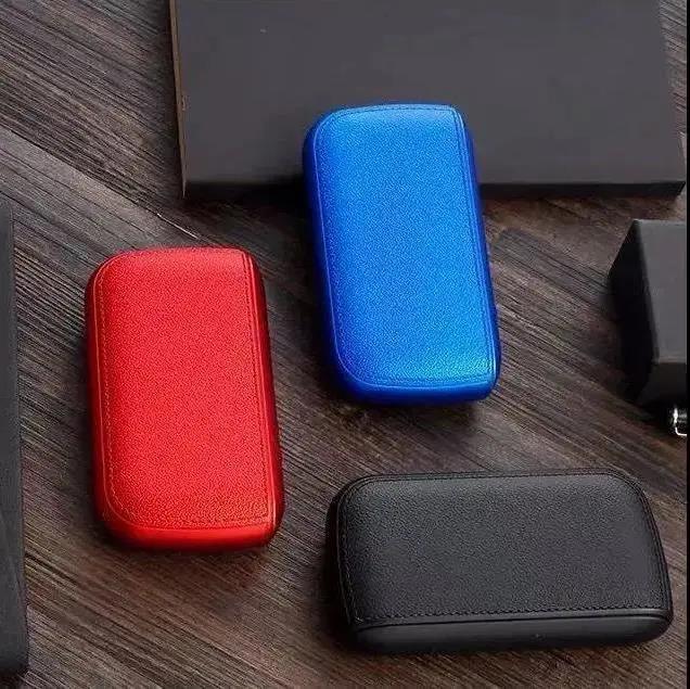 휴대용 자동 슬림 10스틱 개성 파우치 고급 담배케이스 USB 라이터 단품 - 상품 이미지
