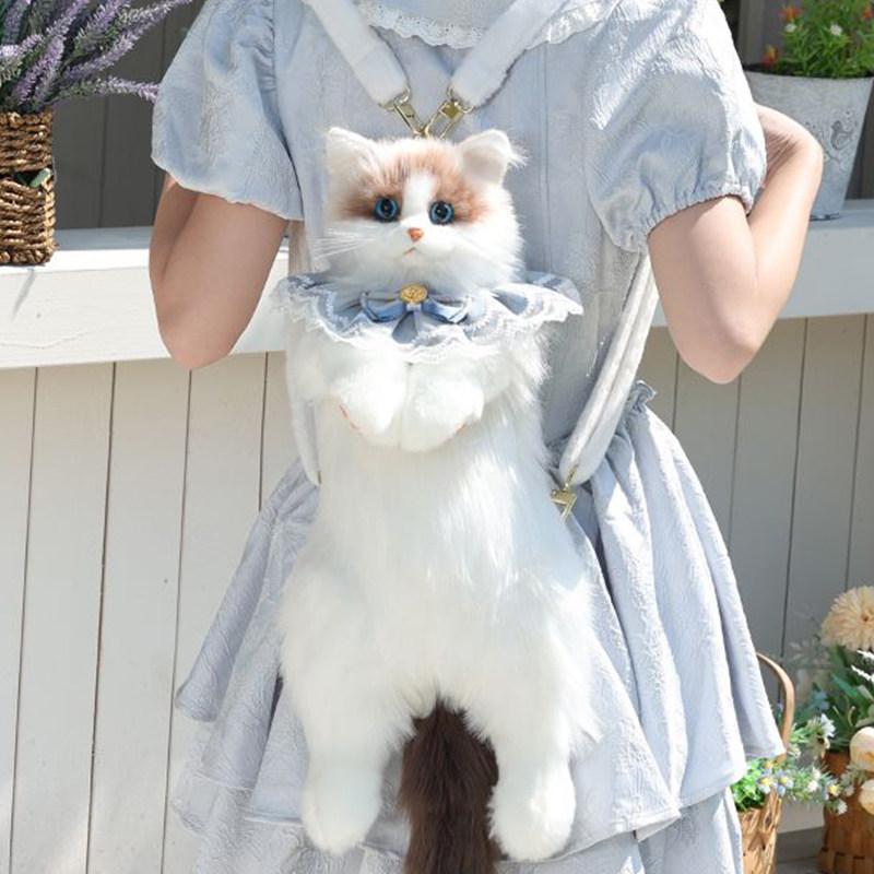 귀여운 고양이 여성용 여행용 생일 선물 가방 - 상세 이미지 2