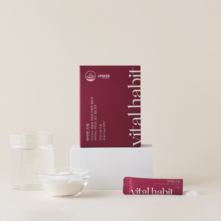 바이탈해빗 아이언스틱 스페인산 Lipofer 리포좀 리포퍼 철분제 임산부 비리지않은 철분제 이미지 6