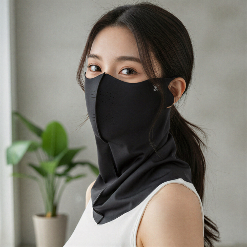 레이솔 자외선차단 스포츠 러닝 골프 마스크 쿨링 얼굴 햇빛가리개 이미지 7