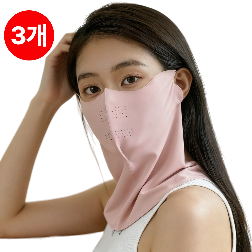 레이솔 자외선차단 스포츠 러닝 골프 마스크 쿨링 얼굴 햇빛가리개 - 상세 이미지 3