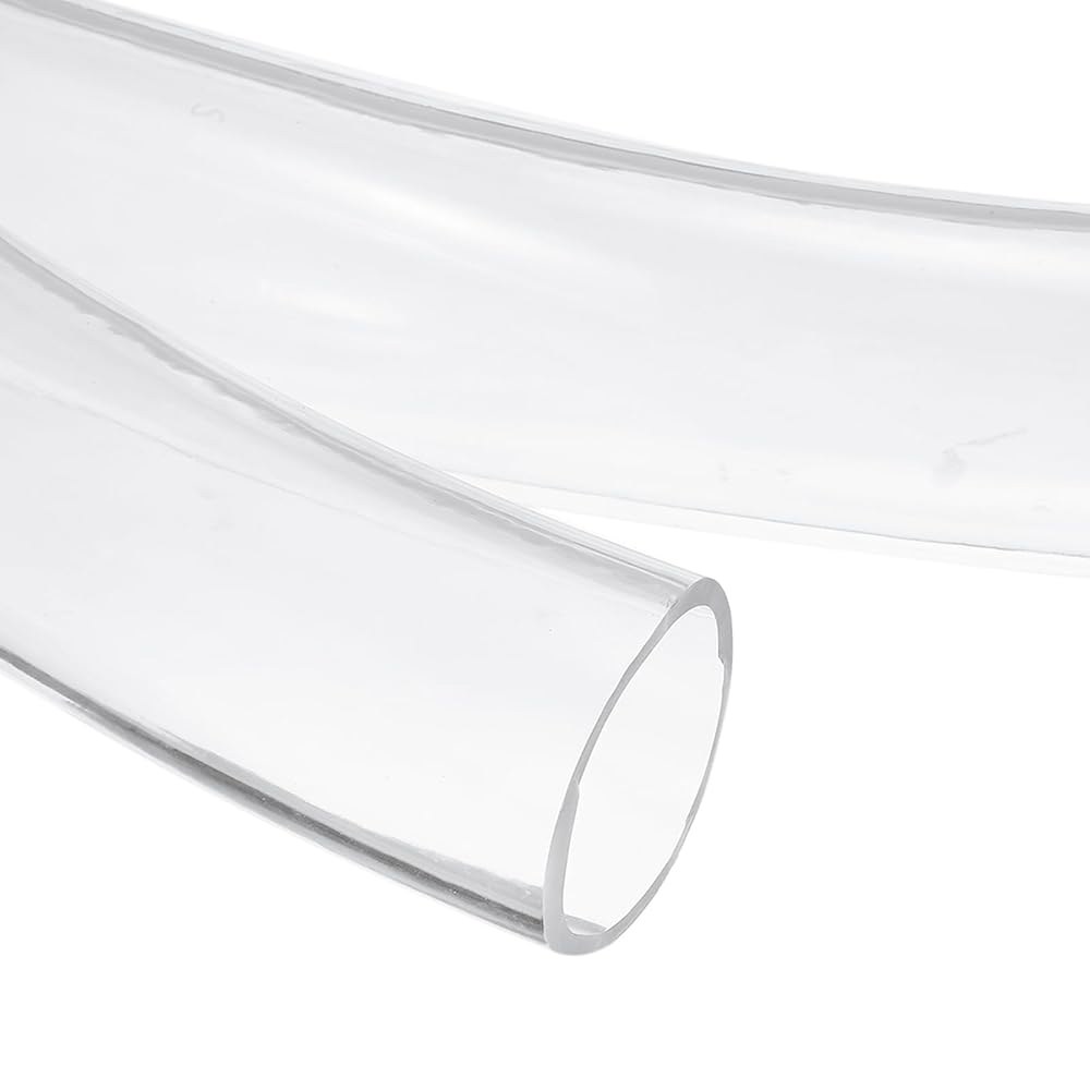 uxcell 투명 PVC 튜브, 35mm ID x 41mm OD - 4피트 튜브 경량 비닐 호스, 공기 오일 물 전달 수족관 관개용 유연 플라스틱 22mm ID x 28mm OD - 상품 이미지