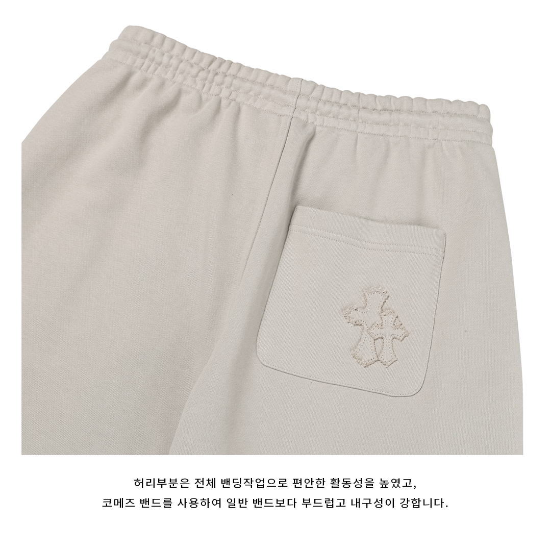 로건 LOGAN 빈티지 자수 와이드팬츠 십자가 크롬하츠 - 상품 이미지