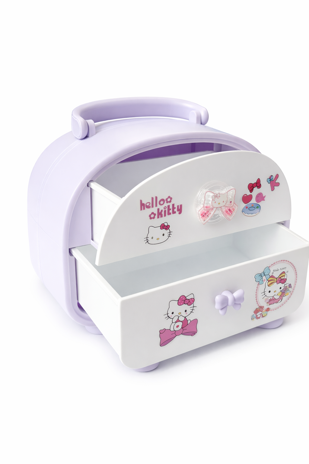 화장대 화장품 2단 서랍장 정리대 수납함 정리함 - 상품 이미지