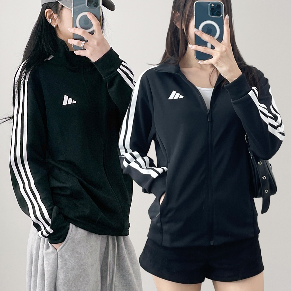아디다스 져지 저지 트랙탑 블랙 화이트 상품 이미지