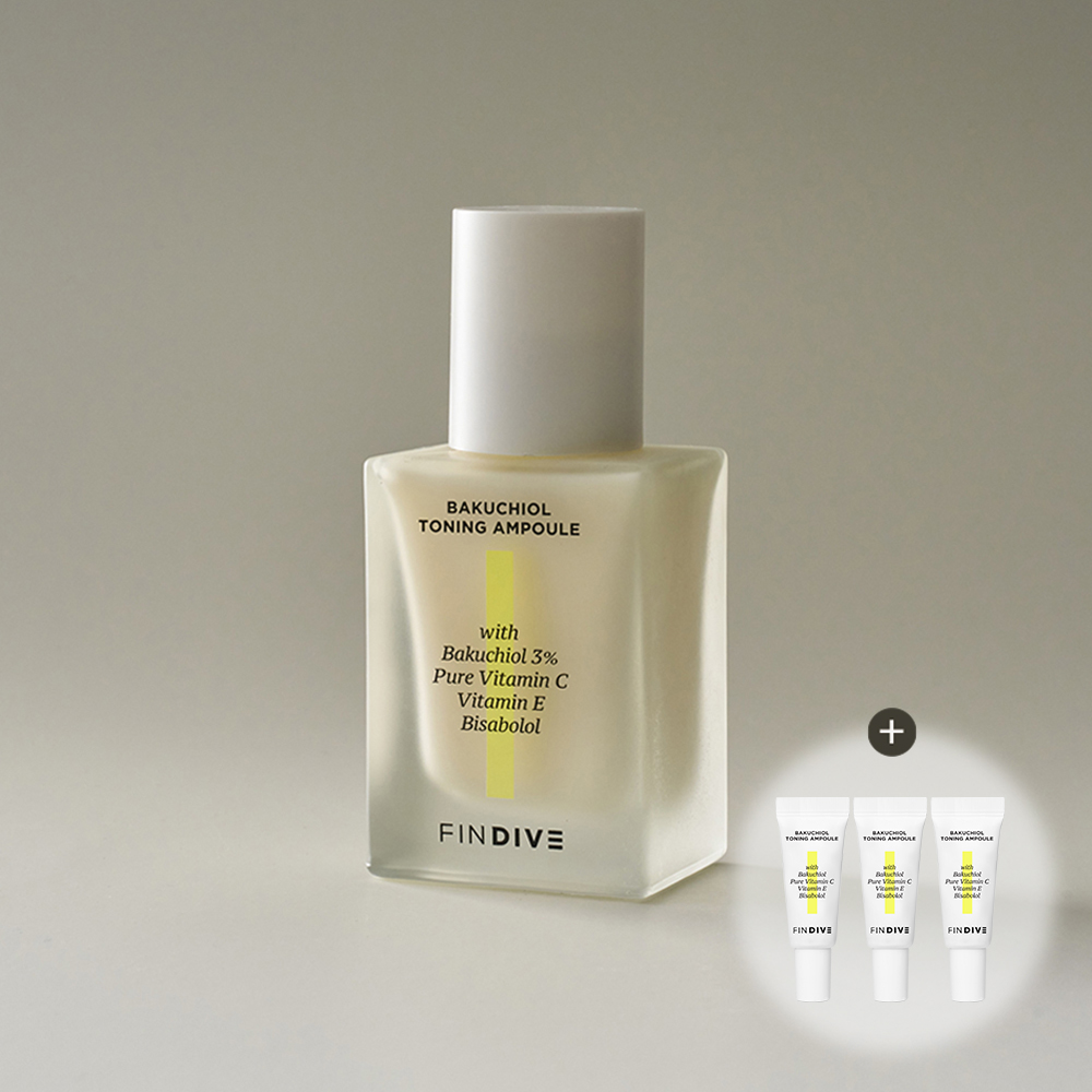 파인다이브 바쿠치올 토닝 앰플 30ml - 상품 이미지