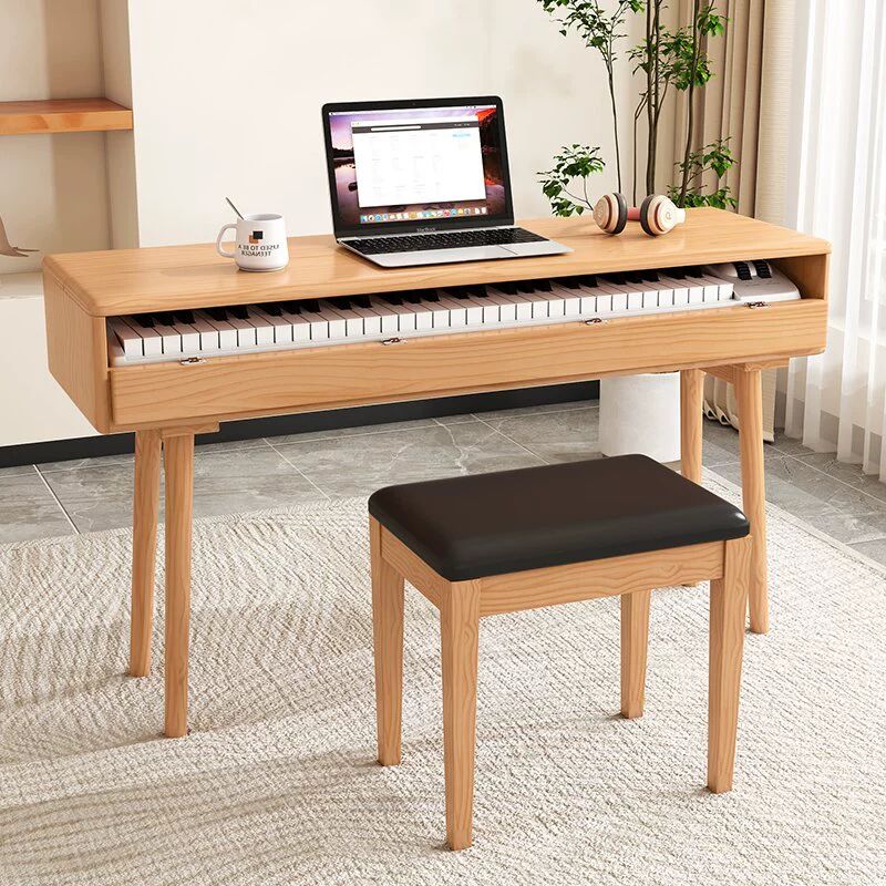 음악 작곡 편곡 의자 테이블 심플 전자피아노 소가죽 책상 100x45x80 피아노 95cm - 상세 이미지 3