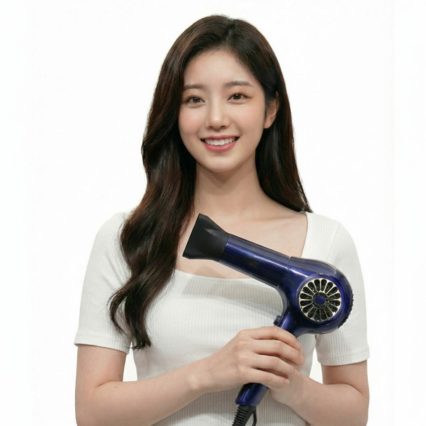 예스뷰티 WUP 헤어드라이기 저소음 경량 미용실 가벼운 드라이기 다크네이비 전문가용