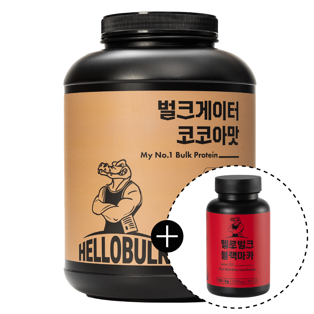 헬로벌크 게이너 단백질 프로틴 쉐이크 식사대용 벌크업 보충제 코코아맛, 4kg, 1개 제품 이미지