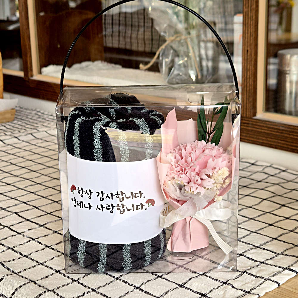 어린이집 답례품 카네이션 핸드타올 어버이날 스승의날 유치원 학교 감사 선물 고리수건 이미지 6