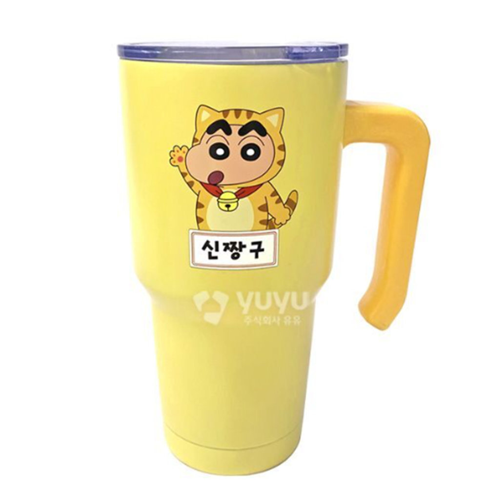 짱구 템블러 얼음물병 올스텐 군인텀블러 880ml - 상품 이미지
