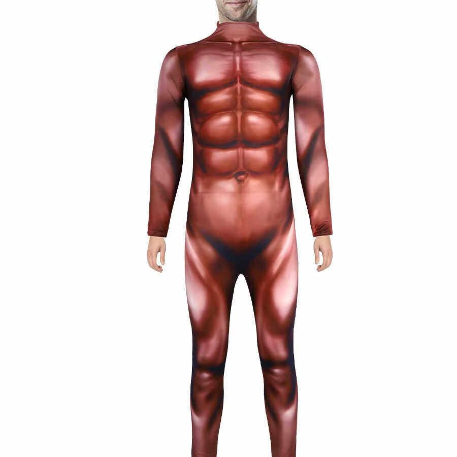 웃긴잠옷 할로윈 근육 의상 코스프레 마니또 선물 커플 쓸모없는 - 상품 이미지