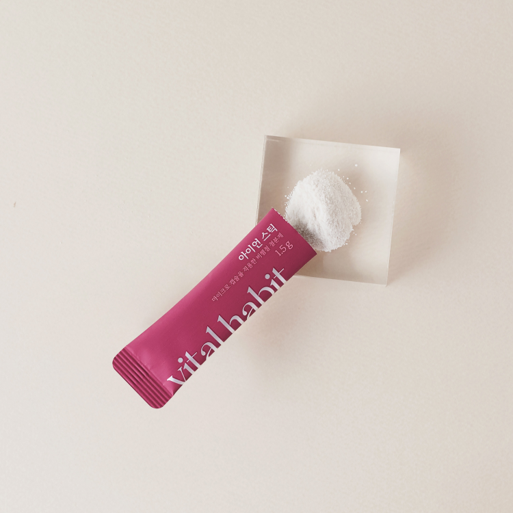 바이탈해빗 리포좀 철분 아이언스틱 스페인산 Lipofer 임산부 비리지않은 철분제 30포 이미지 2