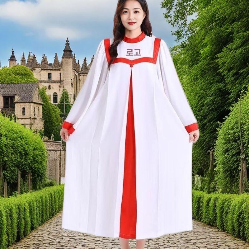 성가대 가운 교회 찬양 의상 기독교 찬송 행사 합창복 - 상품 이미지