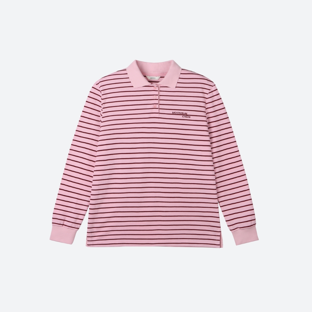 MJ S2 01 M.C UNISEX, Stripe PK Shirt / Pink - 상세 이미지 2