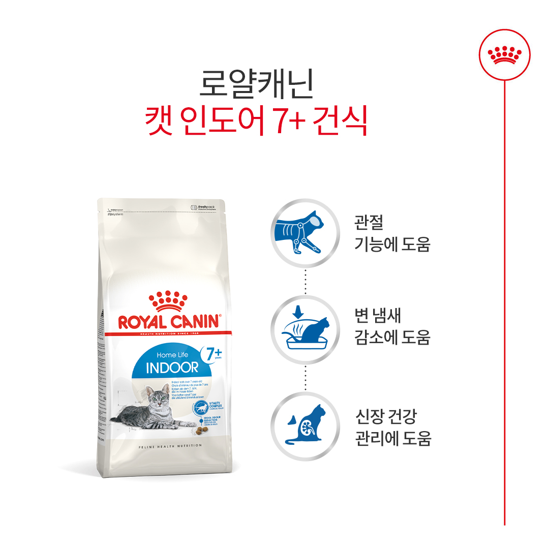 로얄캐닌 캣 인도어 7세이상, 400g, 1개 - 상세 이미지 2