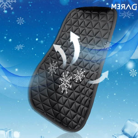 차량용 등받이 쿠션 시트 패드 사계절 통풍 메쉬 소재 허리 지지 운전석 보조석