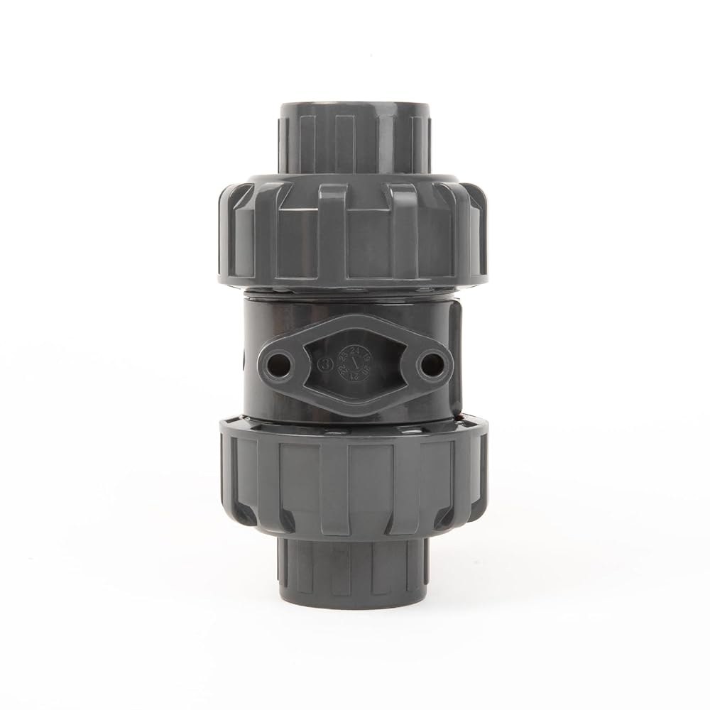 전체 포트 1(DN25) 슬립 소켓 ASTM EPDM O링이 장착된 ChillWaves PVC 트루 유니온 볼 밸브(2팩) 0.5 Inch 2 - 상세 이미지 3