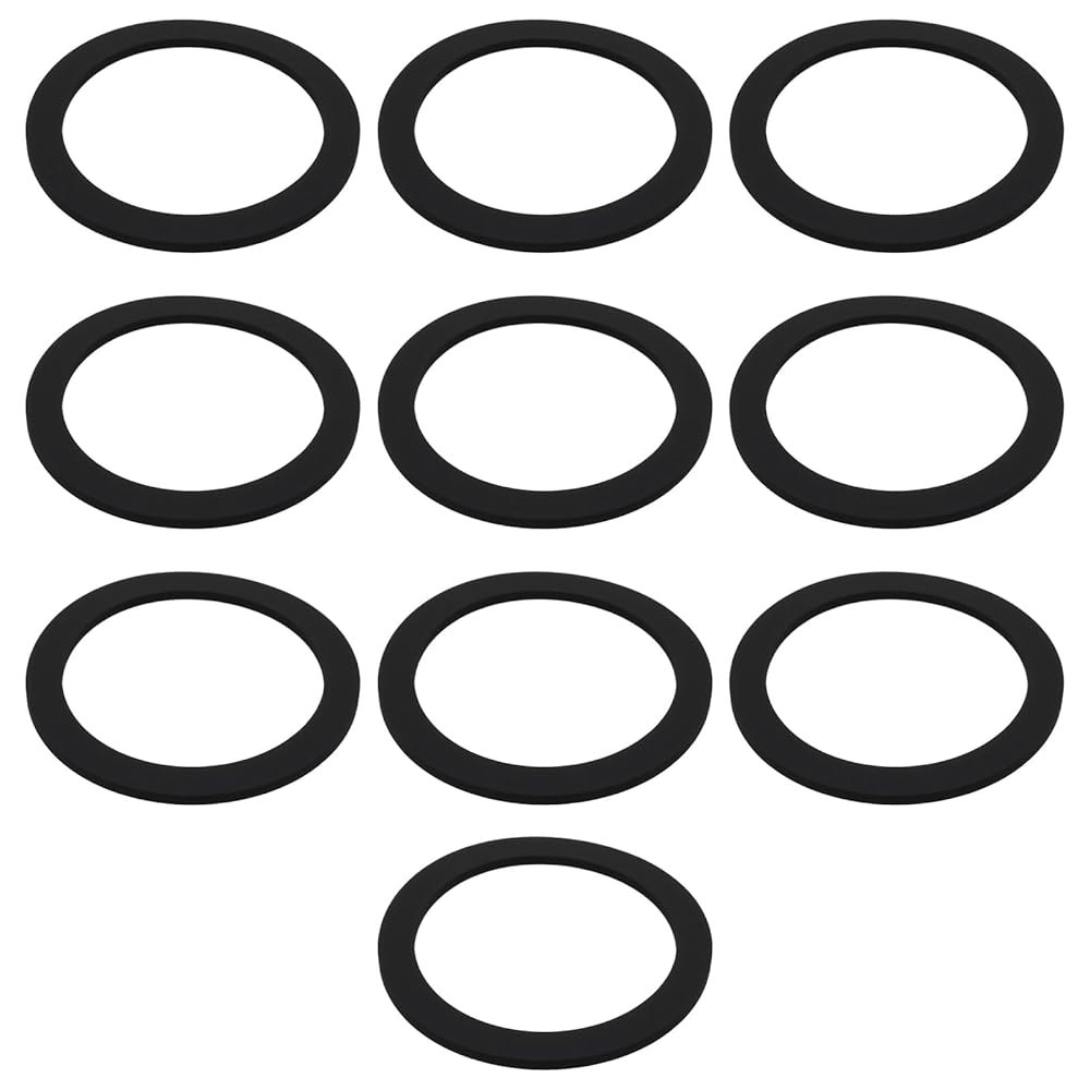 브리니 리버 10개 EPDM 플랫 고무 씰 2인치 오링 와셔 수도꼭지 배관 및 일반 56 x 44 2 mm - 상품 이미지