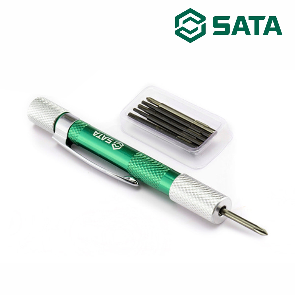 사타 SATA 정밀 십자 드라이버 세트 6PCS 별형 03142 VDE 별 십자 시계 도라이바 - 상품 이미지