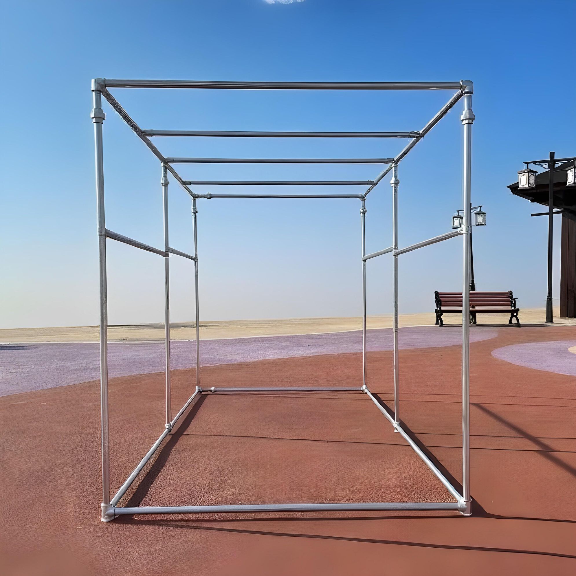 조립식 대형 넝쿨 덩쿨 식물지지대 가든 프레임 기본 2.8x2x2m - 상세 이미지 5