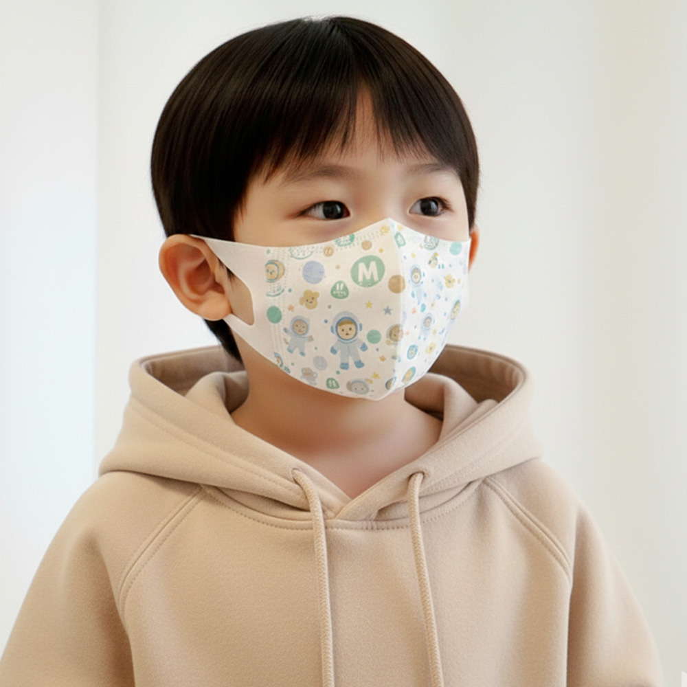 메디케이알 메디앙 프렌즈 새부리형 어린이 아기 유아마스크 소형 우주세상 50매 상품 이미지