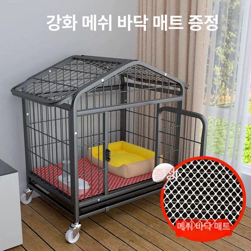 닭장 케이지 대형 조립식 병아리 조류 가정용 닭키우기 빌라 70x52x78 4-6마리 블랙 - 상세 이미지 2