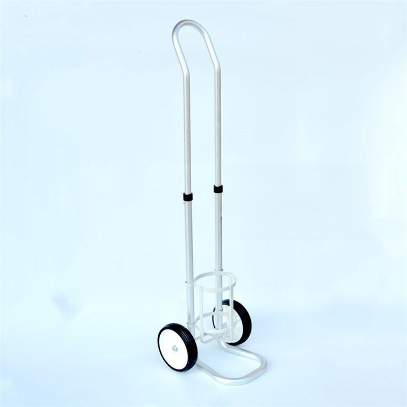 산소통 카트 리어카 질소 실린더 거치대 가스통 운반기 알루미늄 146mm 4 5 6 7L - 상품 이미지