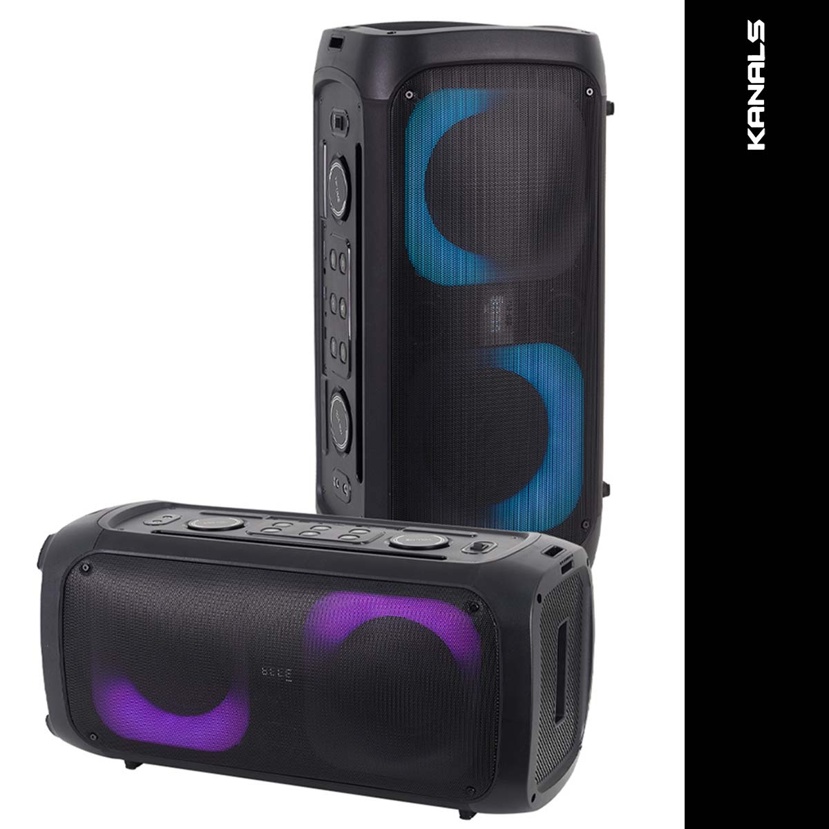 카날스 BST-600 휴대용 스피커 300W 이동식 충전식 배터리 버스킹 블루투스스피커 - 상품 이미지
