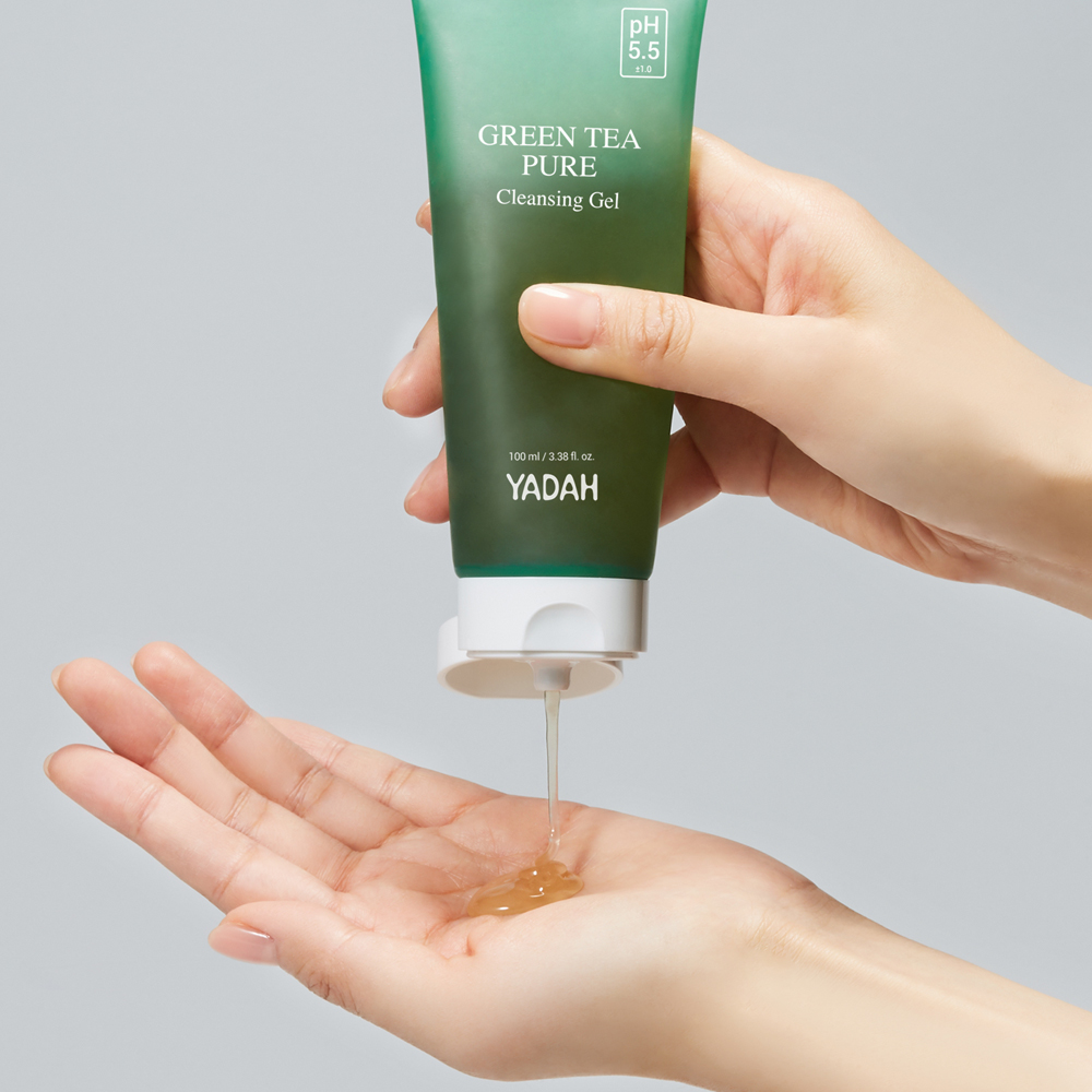 야다 그린티 퓨어 클렌징젤 100ml 약산성 모닝 클렌저 이미지 4