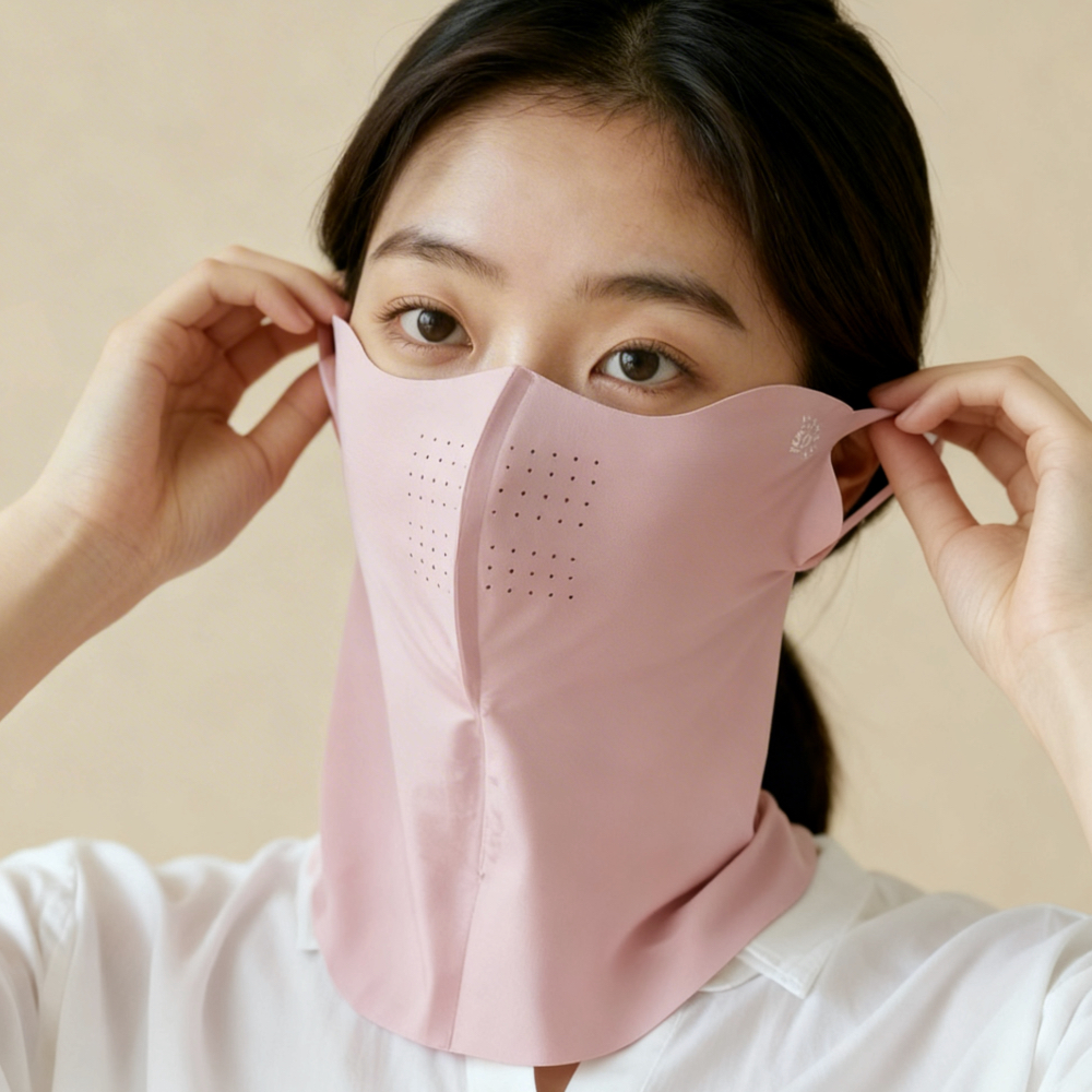 레이솔 자외선차단 스포츠 러닝 골프 마스크 쿨링 얼굴 햇빛가리개 - 상세 이미지 3