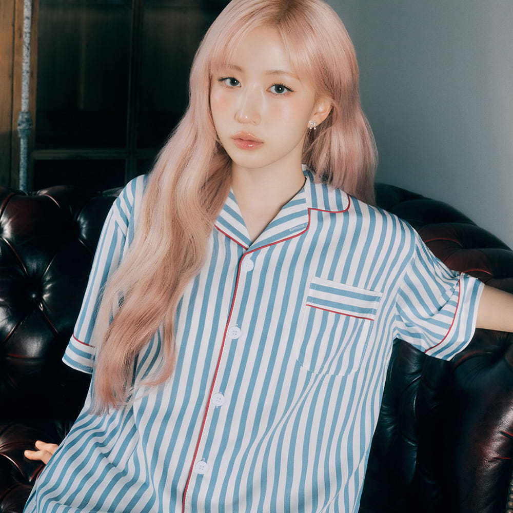 실크핏 토브 반팔 카라 커플 잠옷 세트 여름 홈웨어 가격 비교 DOSSY 실크핏 토브 반팔 카라 커플 잠옷 세트 여름 홈웨어