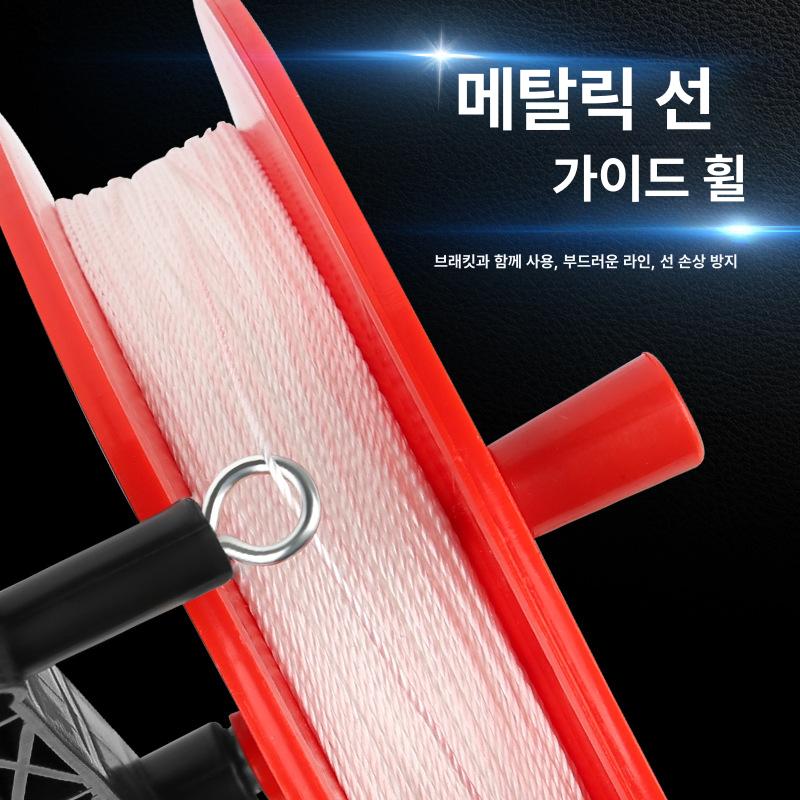 수동 예초기 무선예초기 밭농사 정원 잡초제거 흙갈이 수작업용 강력 철제 이중톱니 바퀴형 10cm 소형 레드 100m - 상세 이미지 2