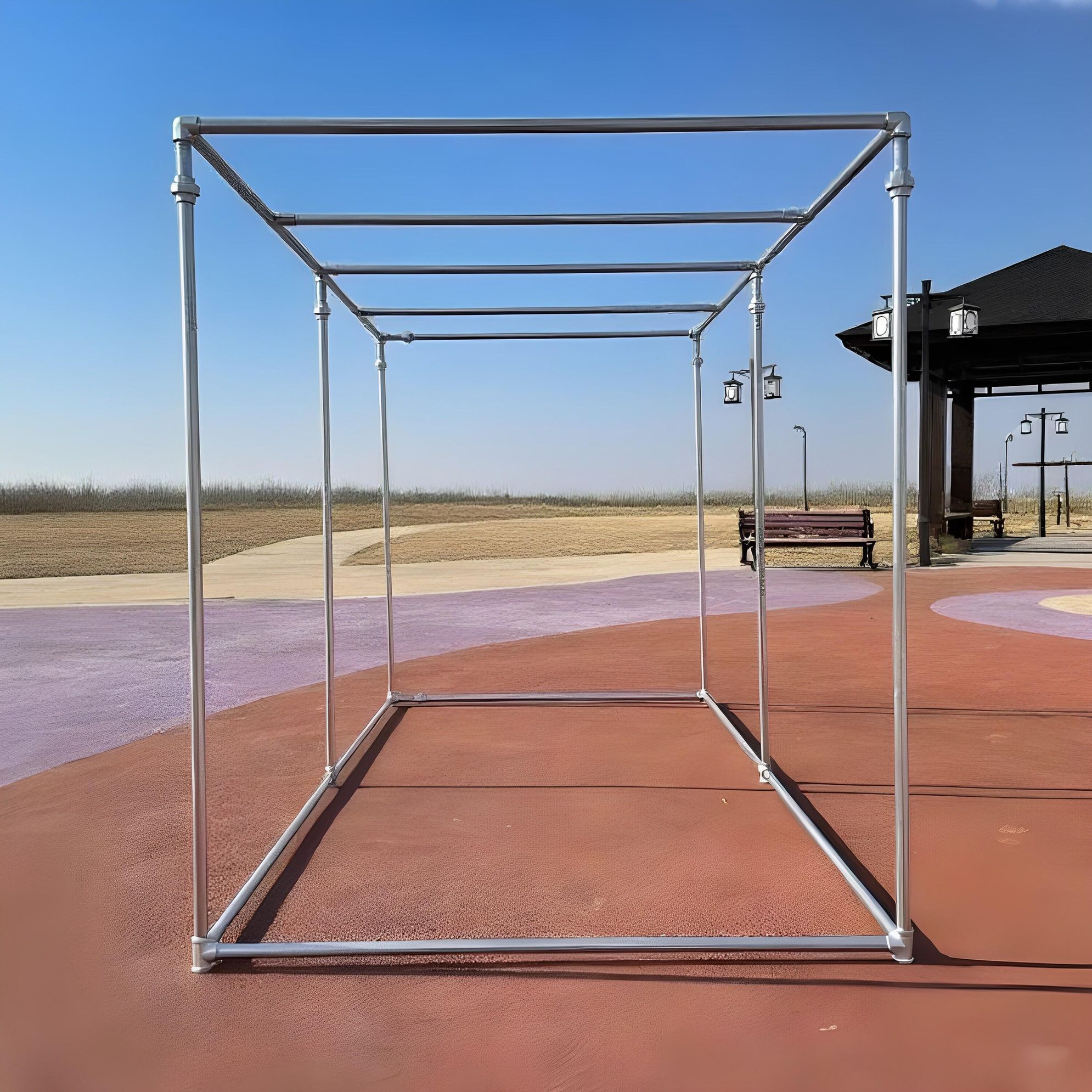 조립식 대형 넝쿨 덩쿨 식물지지대 가든 프레임 기본 2.8x2x2m - 상세 이미지 4