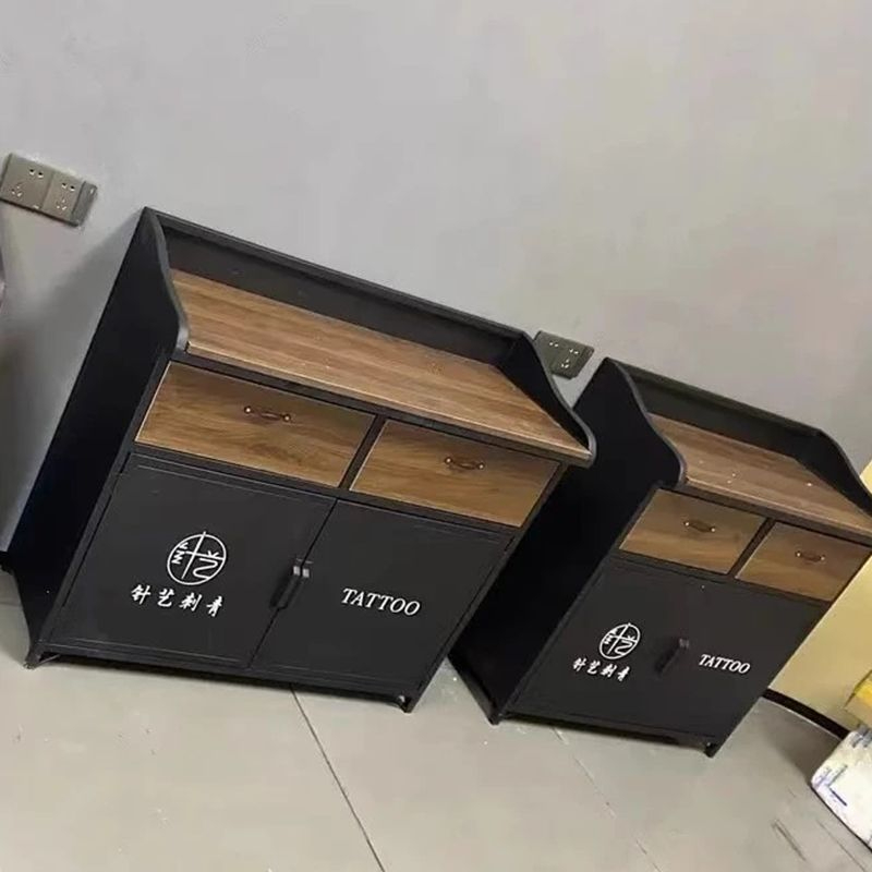 음료 접시 사무실 탕비실 커피숍 카운터 퇴식구 카페 캐비닛 쓰레기통 휴지통 - 상세 이미지 3