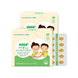 지엠팜 야미푸 키즈 DHA 알티지 오메가3 , 2개 맛있게 먹은 솔직 후기 - 상품 이미지 1