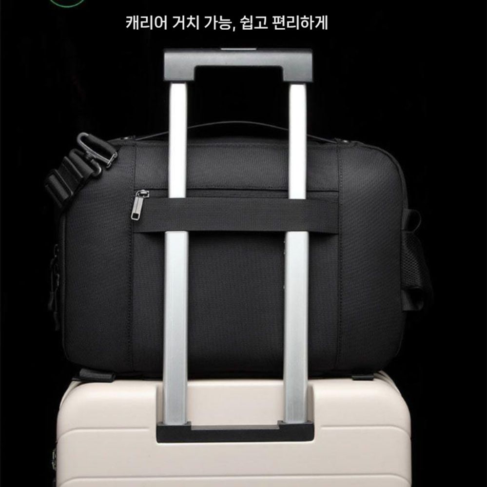 맥북 에어 M5 프로 보관 가방 14인치 노트북 어깨 크로스백 대용량 백팩 - 상세 이미지 4