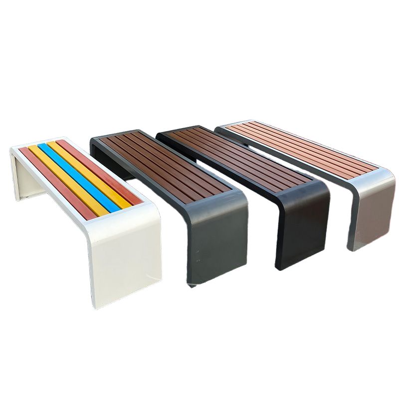 야외 학교 의자 평벤치 철제 긴 의자 벤치 공원 운동장 펜션 - 상품 이미지