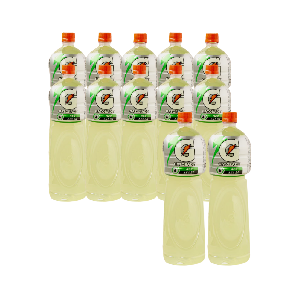 게토레이 이온음료 레몬 1.5L x12펫 스포츠음료 - 상품 이미지