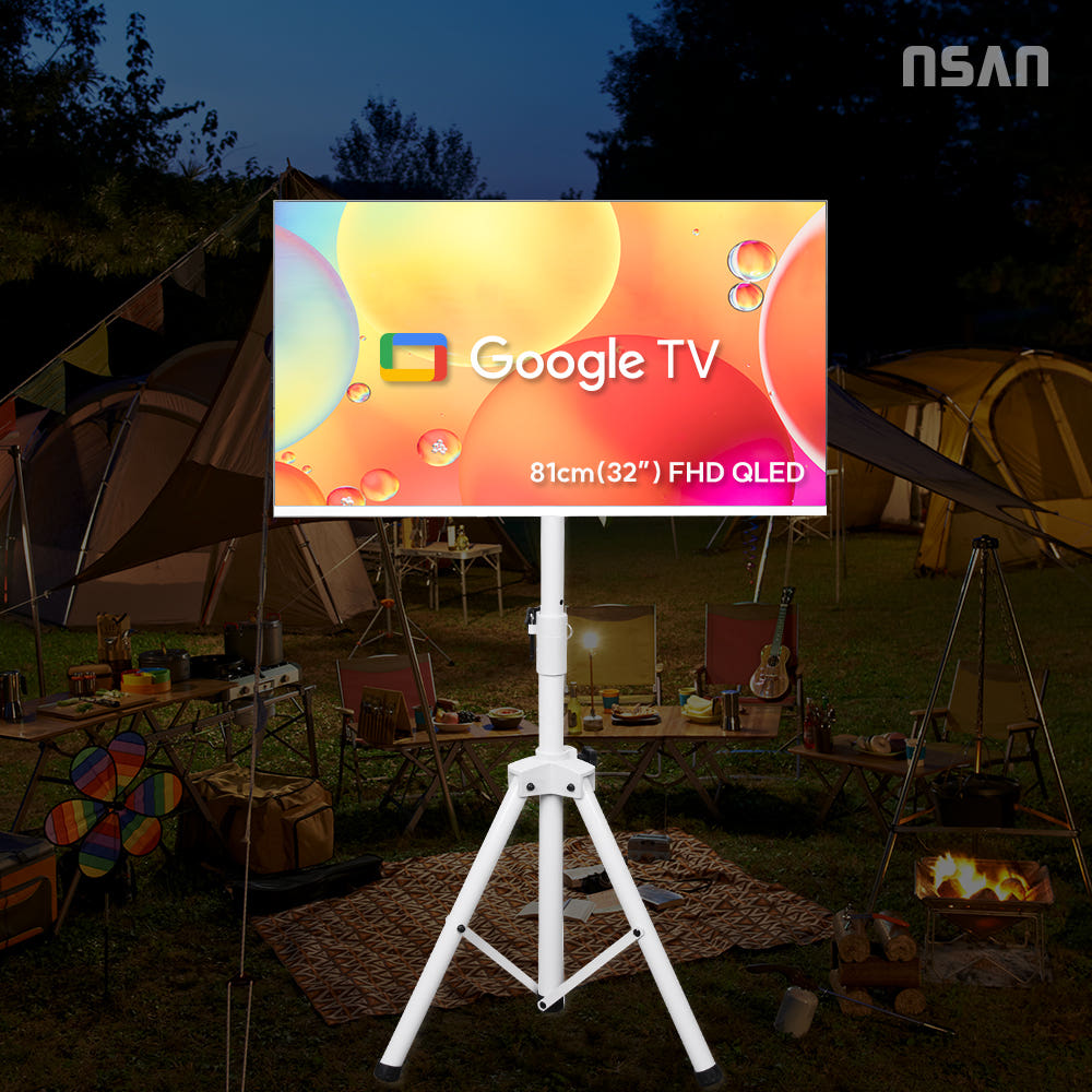 68cm 스마트TV FS-100 화이트 가방 캠핑용 스마트 모니터 거치대 중소바이미 짭탠 - 상세 이미지 3