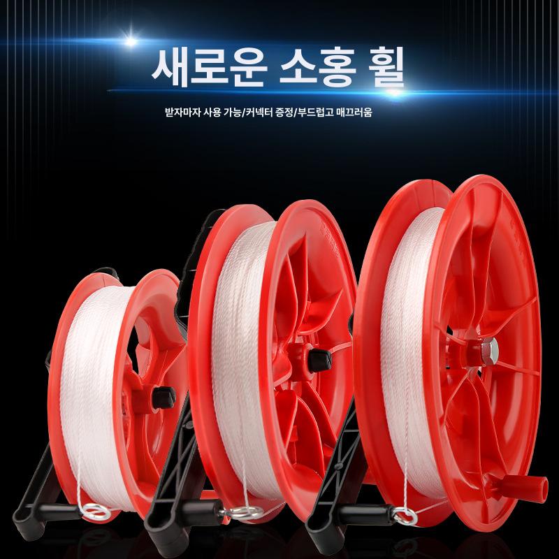 수동 예초기 무선예초기 밭농사 정원 잡초제거 흙갈이 수작업용 강력 철제 이중톱니 바퀴형 10cm 소형 레드 100m - 상품 이미지