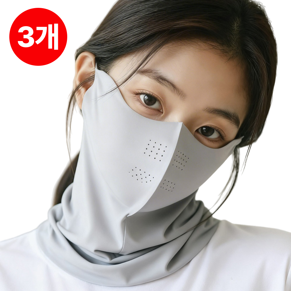 레이솔 자외선차단 스포츠 러닝 골프 마스크 쿨링 얼굴 햇빛가리개 - 상세 이미지 2