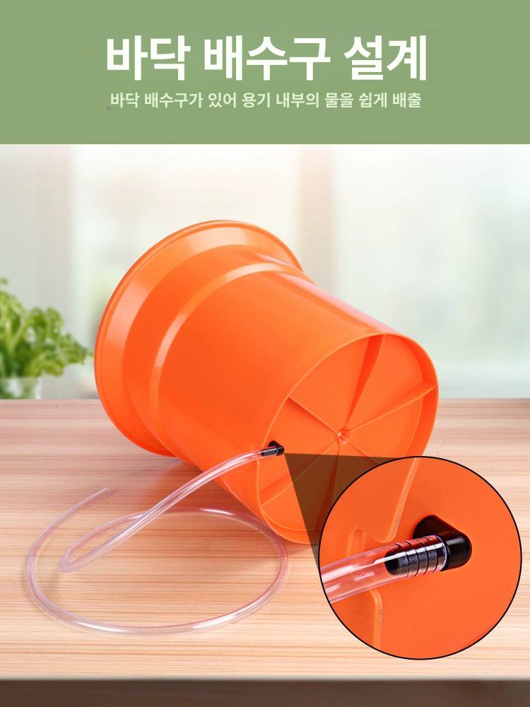 채소 수동 업소용야채탈수기 업소용 음식 기계 건조기 야채 탈수기 제거 스텐 대용량 전기 - 상세 이미지 5