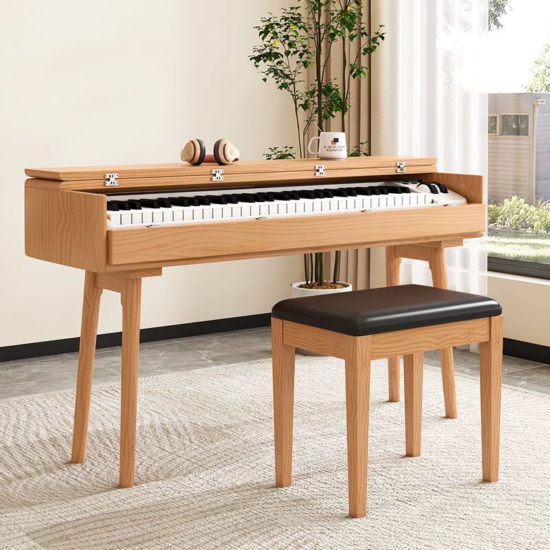 음악 작곡 편곡 의자 테이블 심플 전자피아노 소가죽 책상 100x45x80 피아노 95cm - 상세 이미지 2
